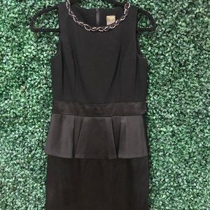 Taylor black mini dress
